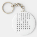 ABCDEFGH
 IJKLMNDO
 PQRSTUV
 WXYZM 
 NC ARATAS
 BEBACACLCECU
 ESFRGAGEINLILA
 MONINOPARARUSE
 SITA
   Keychains