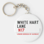 white hart lane   Keychains