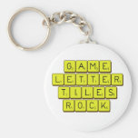 Game
 Letter
 Tiles
 ROCK!  Keychains