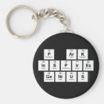 P aRK
 INSPIRES
 GENIUS  Keychains