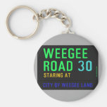 Weegee Road  Keychains
