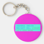 Brenna Smith Wright Rd.  Keychains