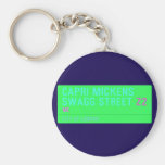Capri Mickens  Swagg Street  Keychains