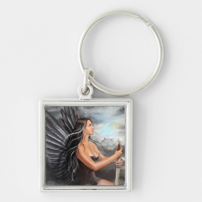 Keychains Black Angel (Front)