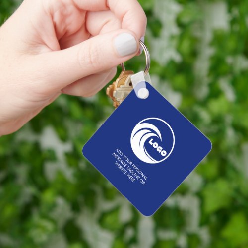 Keychains Custom Blue Business Logo Promotional