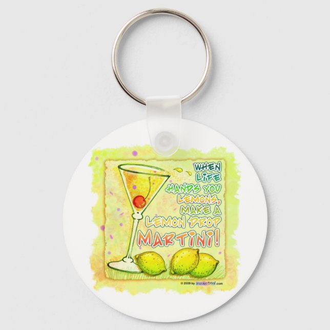 Keychains - Lemon Drop Martini (Front)