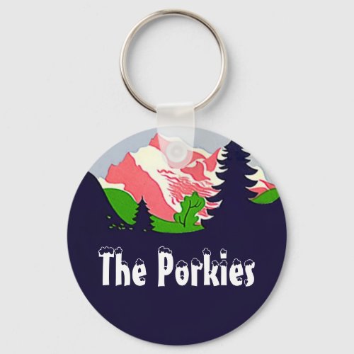 Keychains Vintage The Porkies Porcupine Mountains