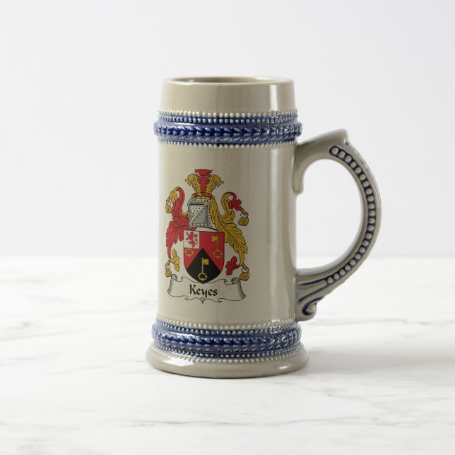 Keyes Family Crest Beer Stein (Right)