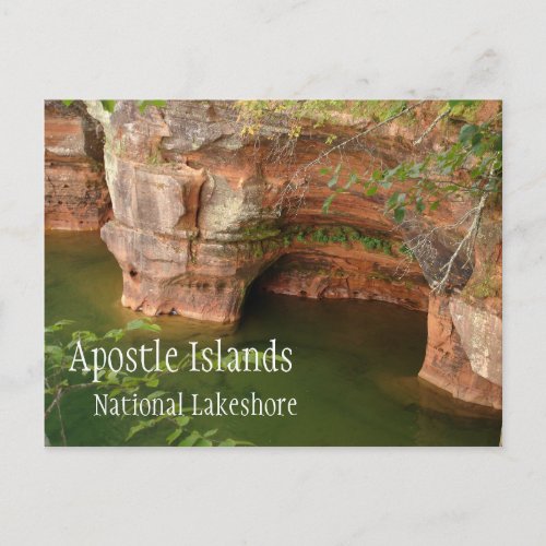 Keyhole Arch Apostle Islands National Lakeshore Postcard