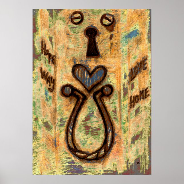 Keyhole & Heart Poster (Front)