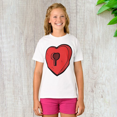 Keyhole Heart T_Shirt