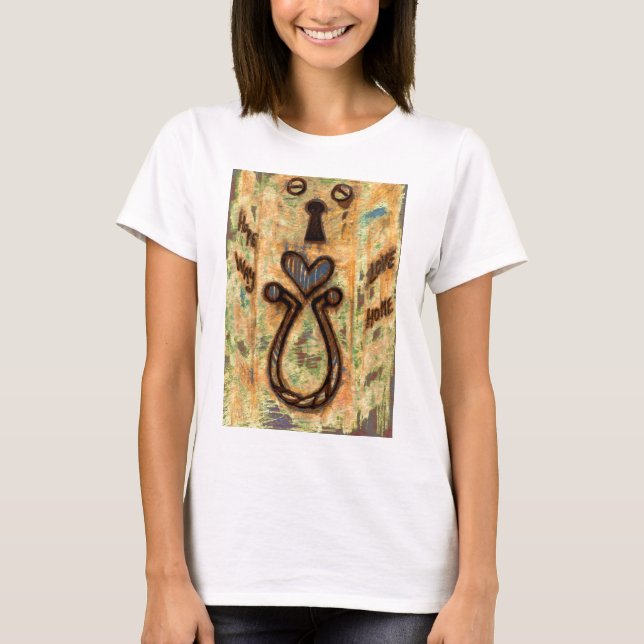 Keyhole & Heart T-Shirt (Front)