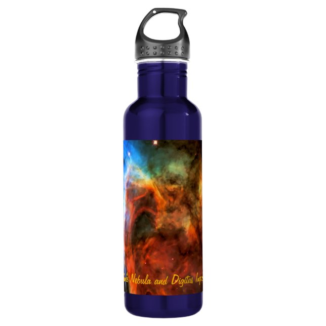 Keyhole Nebula and Digitus Impudicus Water Bottle (Front)