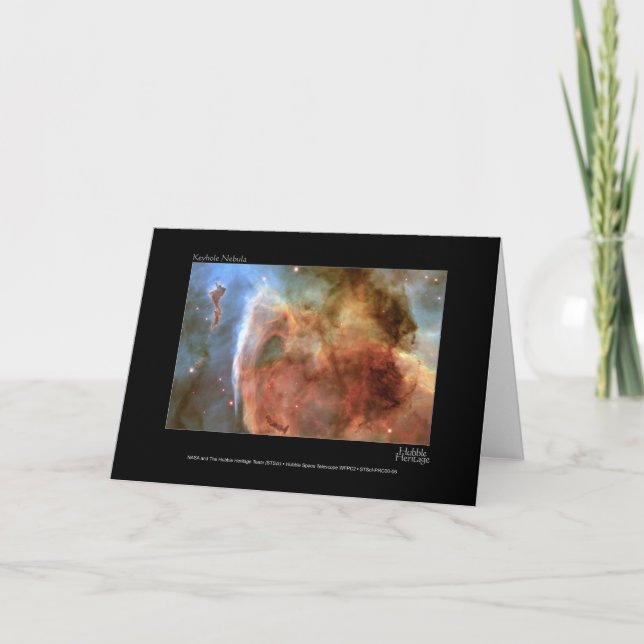 Keyhole Nebula Hubble Telescope Photo Card (Front)