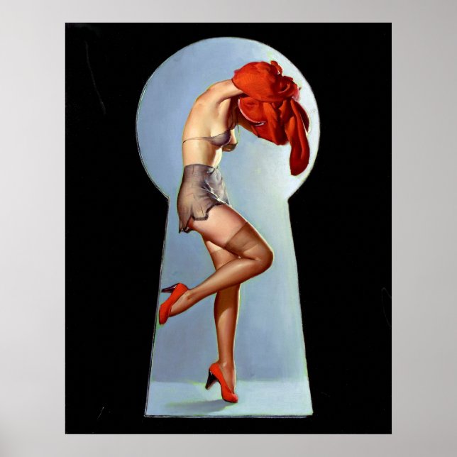 Keyhole Pin Up Poster (Front)