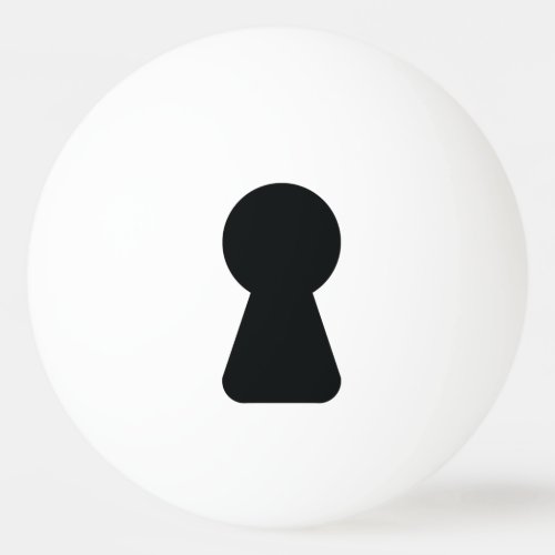 KEYHOLE PING PONG BALL