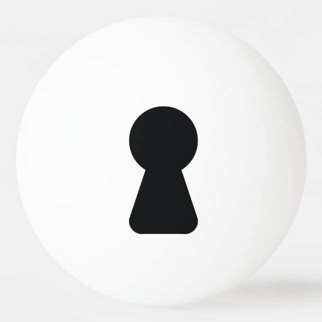 KEYHOLE PING PONG BALL (Front)