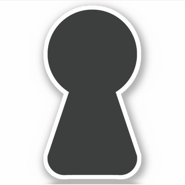 KEYHOLE STICKER (Front)