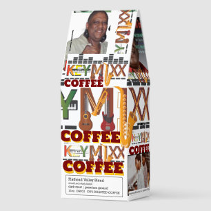KEYMIXX coffee, 12oz Bag, Dark Roast, Flath Roaste Roasted Coffee
