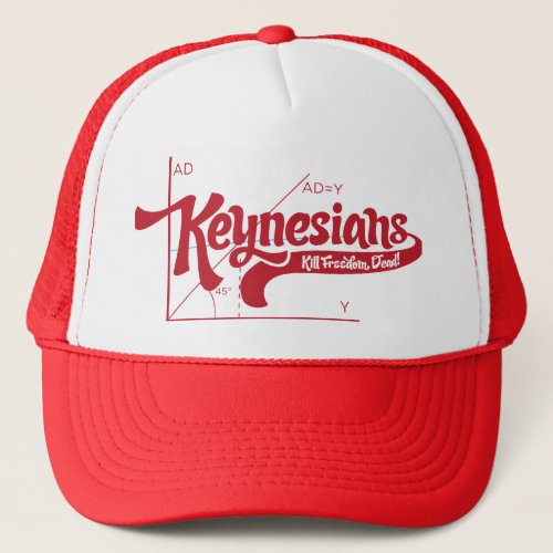 Keynesians 70s Vintage Trucker Hat