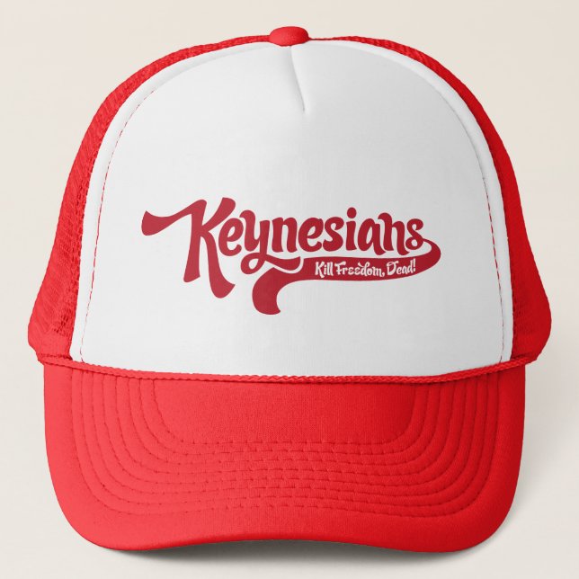 Keynesians 70's Vintage Trucker Hat (Front)