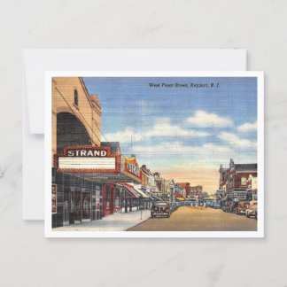 Keyport NJ West Front Street 1940s Postcard