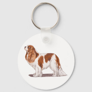 Keyring: Cavalier king charles spaniel Keychain