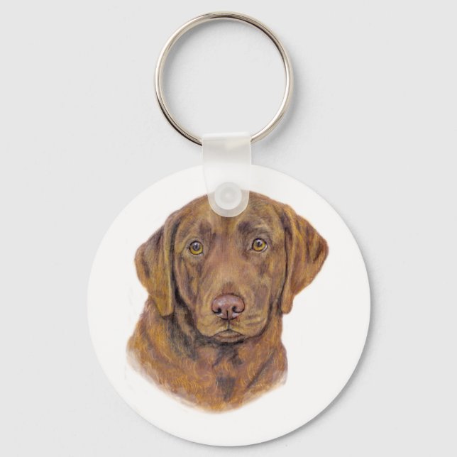 Keyring: Chesapeake Bay Retriever Keychain (Front)