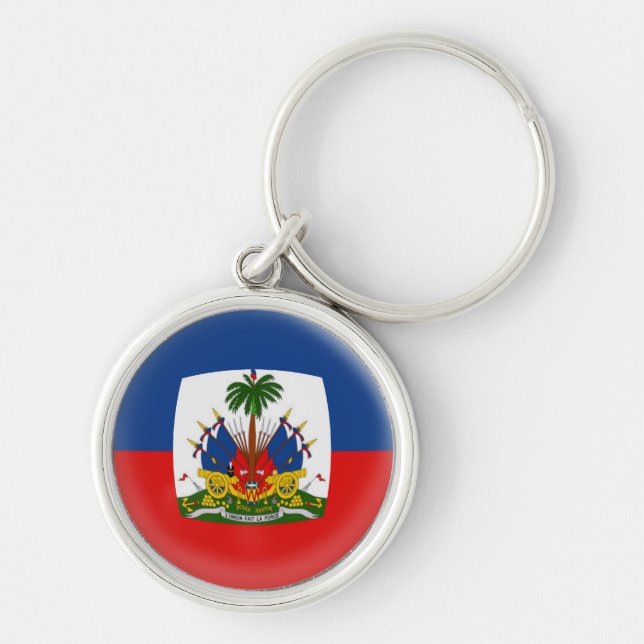 Keyring Haiti flag (Front)