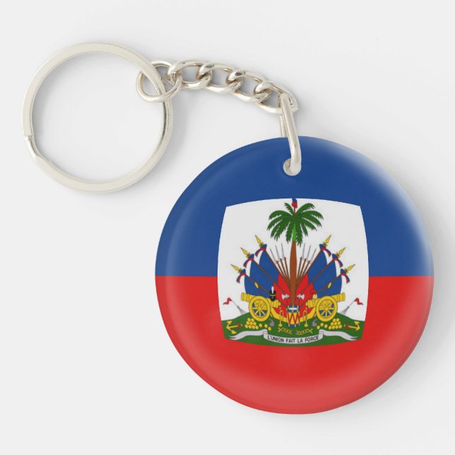 Keyring Haiti flag (Front)