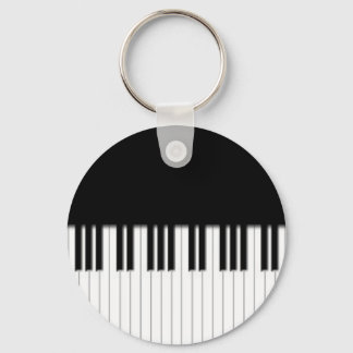 Keyring - Piano Keyboard Keys black white