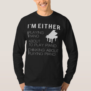 Keys and Chuckles: Funny Piano T-Shirt