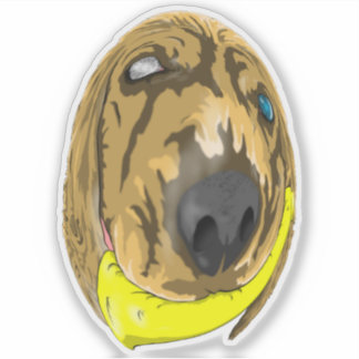 Keys & Banana, the Miniature cocker spaniel 2 Sticker