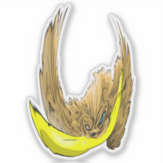 Keys & Banana, the Miniature cocker spaniel 4 Sticker