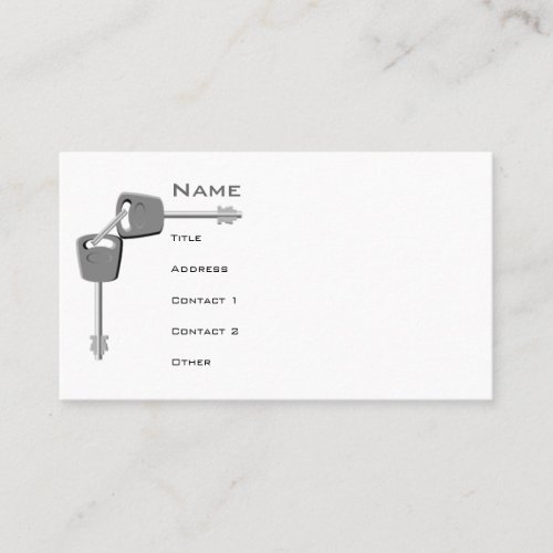 Keys Business Card