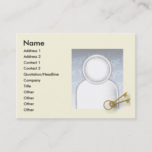 Keys - Chubby Business Card