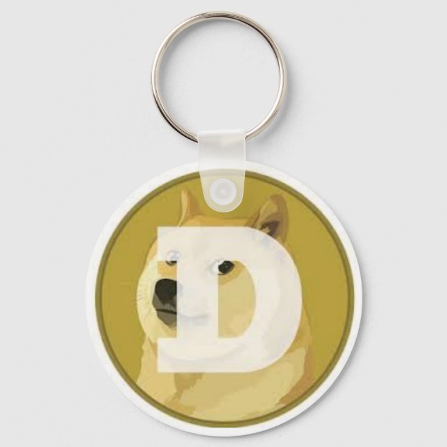 keys dogecoins keychain (Front)