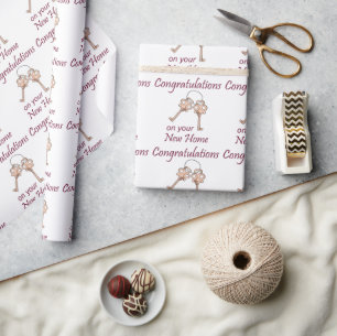 Keys for New Home Wrapping Paper