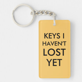 Keys I haven't lost yet Keychain