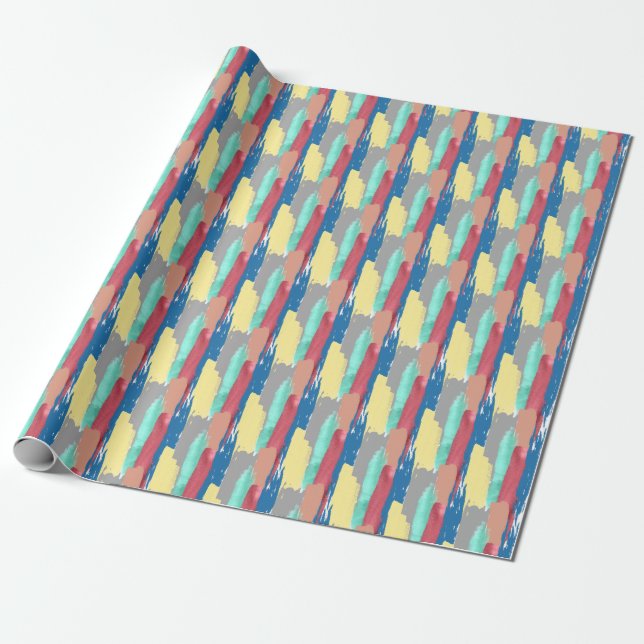 Keys of Color wrapping paper (Unrolled)