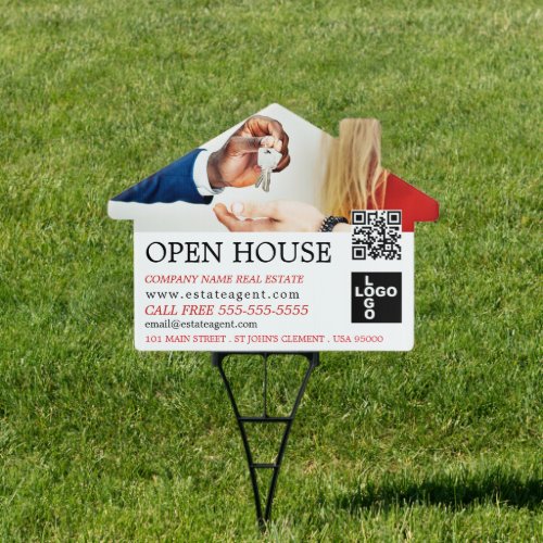 Keys Realtor Estate Agent Open House Sign
