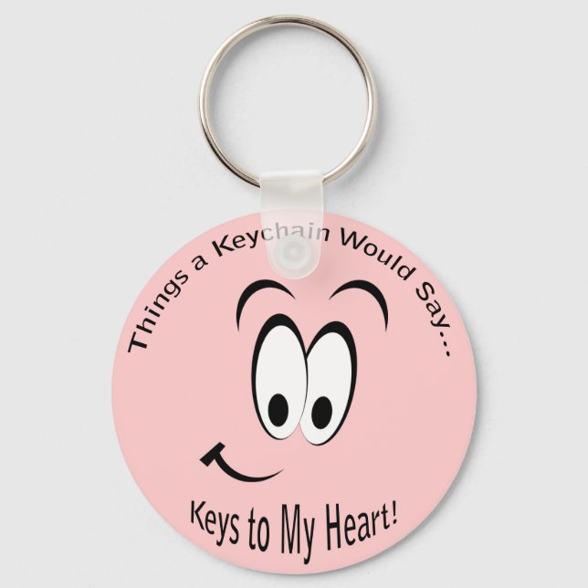Keys to My Heart Lt Keychain (Front)