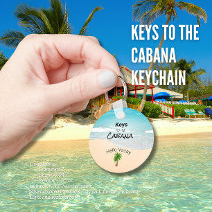 Keys to the Cabana Keychain
