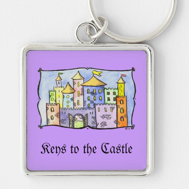 Keys to the Castle Keychain (Front)