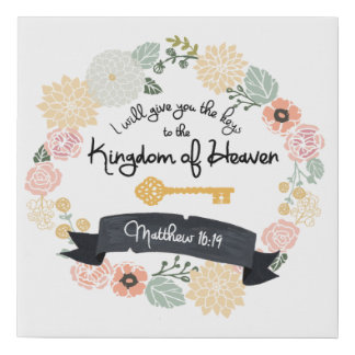 Keys to the Kingdom of Heaven Christian Wall Art