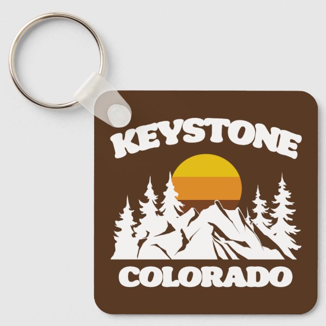Keystone,Colorado Keychain (Front)