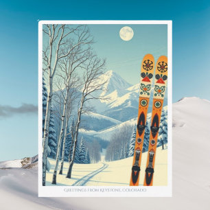 Keystone, Colorado ski vacation Postcard