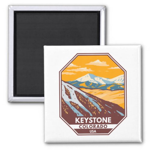 Keystone Colorado Winter Ski Area  Magnet