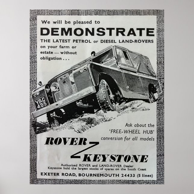 Keystone Demonstration poster (Front)