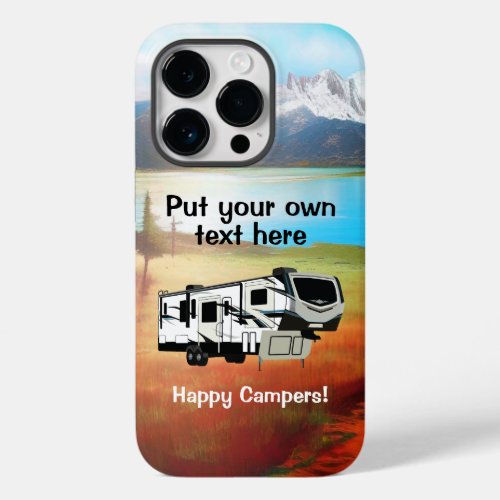 Keystone Montana Happy Camper personalized Case_Ma Case_Mate iPhone 14 Pro Case